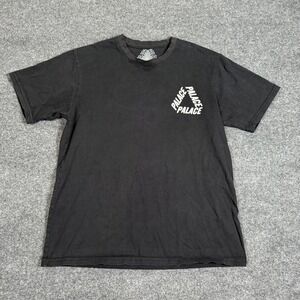 Palace Skateboards Tri-Ferg Logo T-Shirt Size L Black Short Sleeve Streetwear
